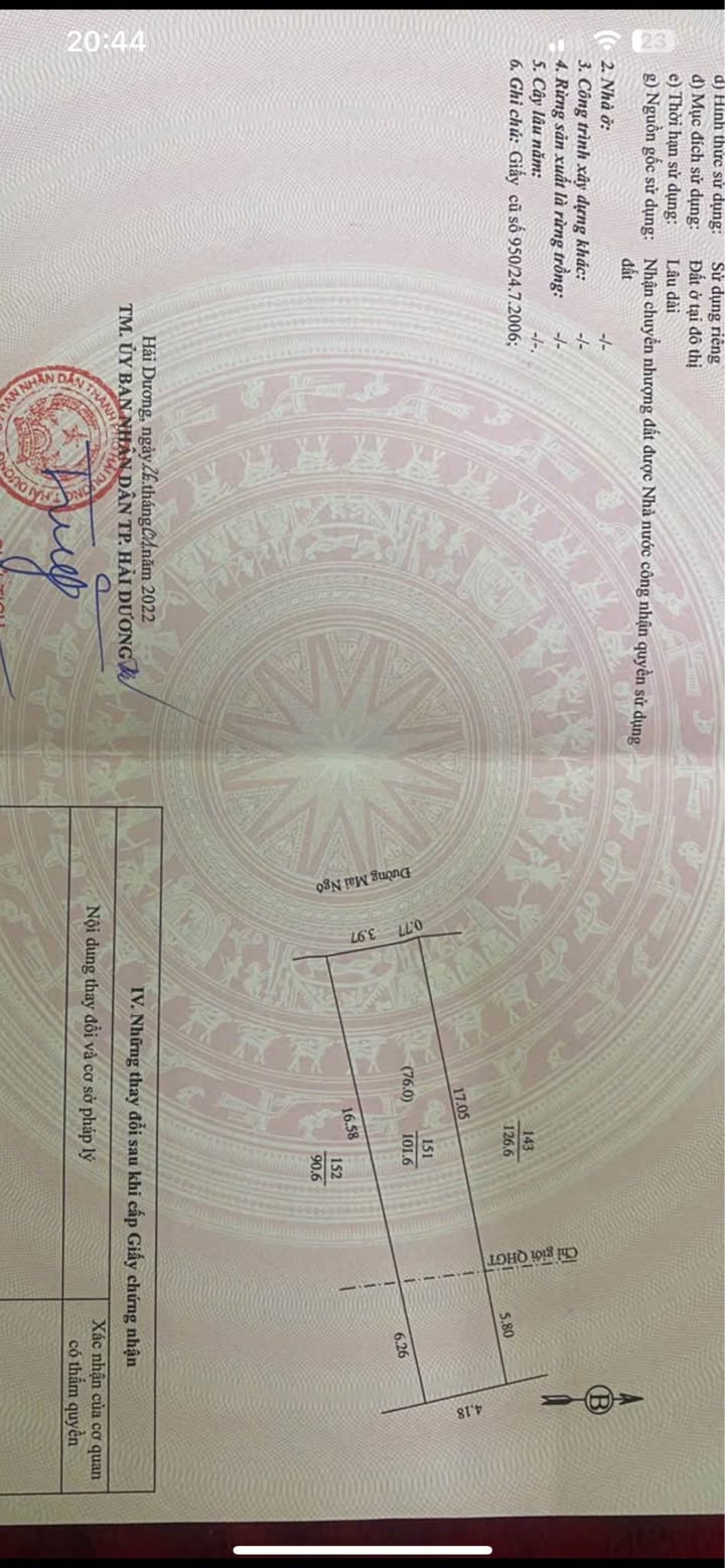 Đất mặt đường Mai Ngô Nhị Châu 101.6m² giá chỉ 2x/m² - Cơ hội đầu tư hấp dẫn!