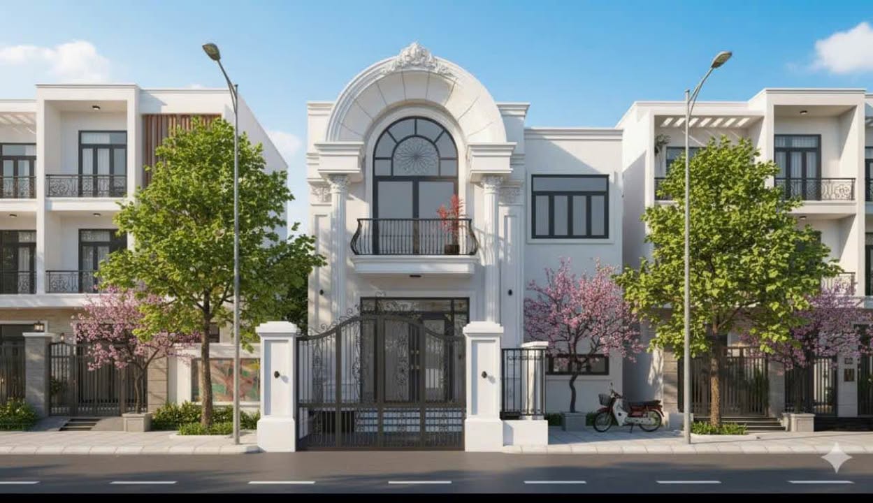 Nhà Tân Cổ Điển 2 tầng 100m² giá 3.7 tỷ - Vị trí 2 mặt thoáng tại Huế!