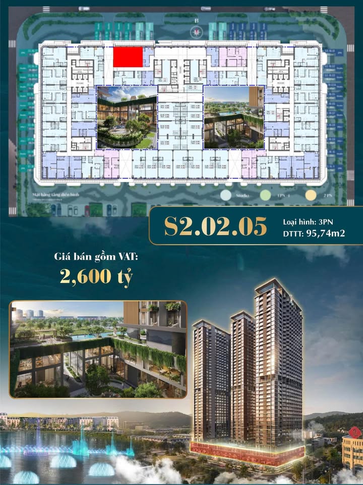 Căn hộ cao cấp SkyM Hạ Long 32m² giá chỉ 1.2 tỷ - Cơ hội đầu tư sinh lời!