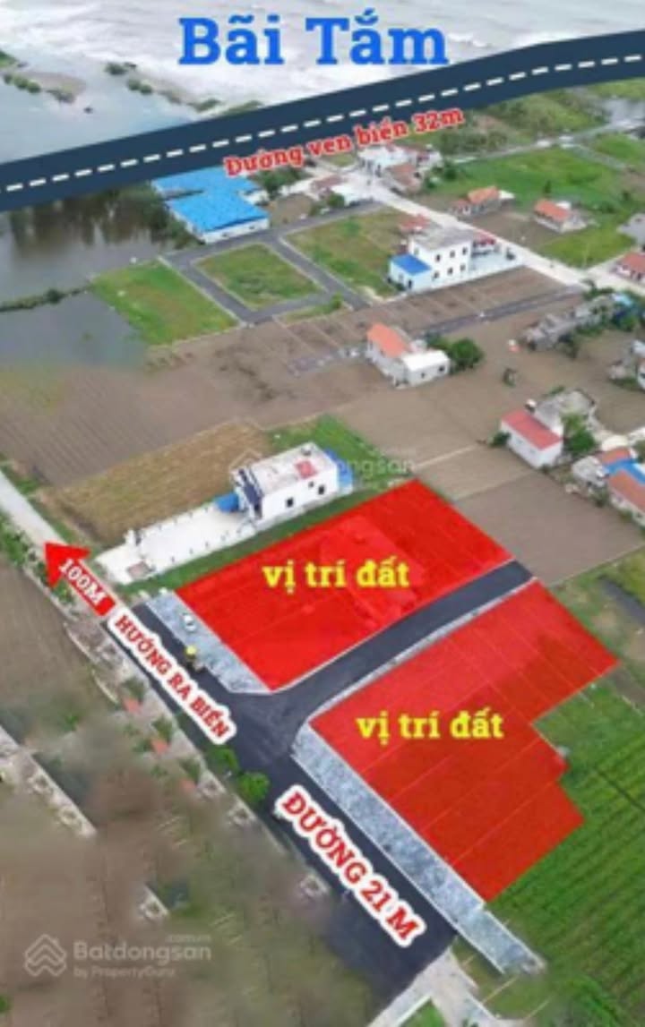 Đất biển Thịnh Long Nam Định 91m² giá 2.1 tỷ - Cơ hội đầu tư sinh lời bền vững!