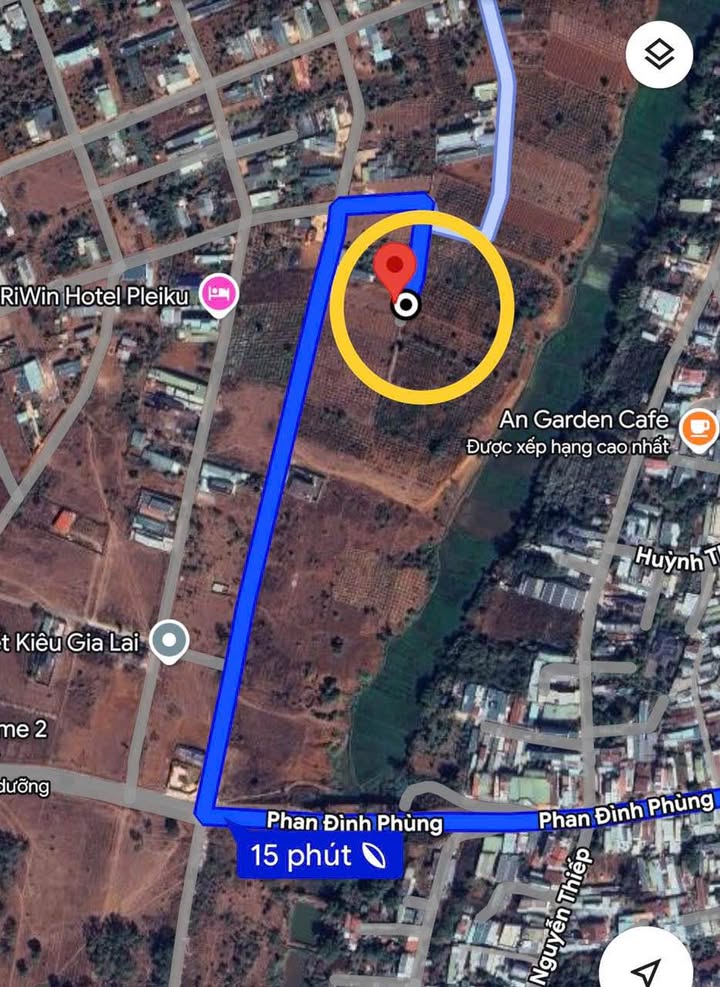 Đất nền Hẻm 1 Phan Đình Phùng, Pleiku 150m² - Giá chỉ từ 500 triệu