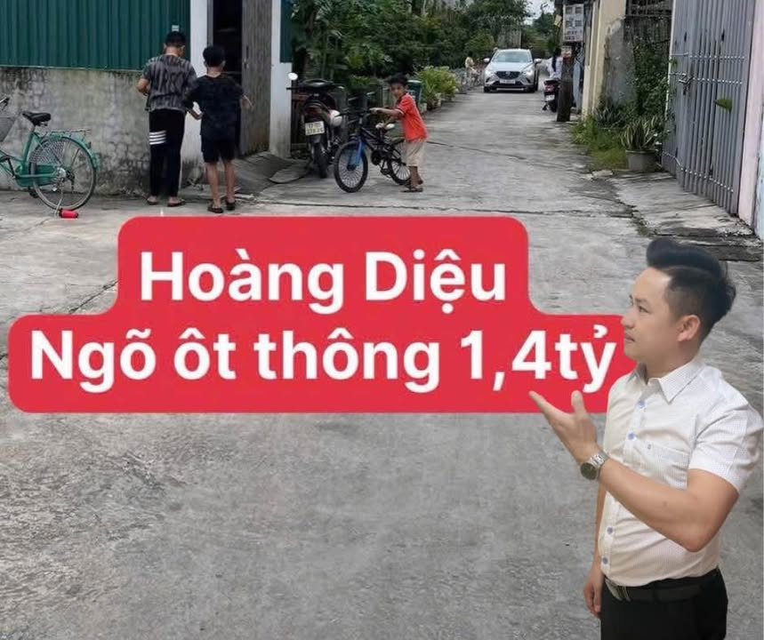 Lô đất Cầu Bo cũ, Hoàng Diệu, Thái Bình 60m² giá 1.4 tỷ - Vị trí đẹp, đầu tư sinh lời!