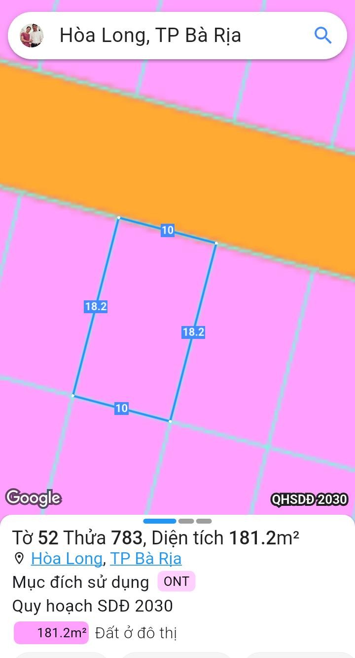 Đất Biệt thự Lan Anh 2 Hòa Long 181.2m² giá 2.2 tỷ - Cơ hội đầu tư tuyệt vời!