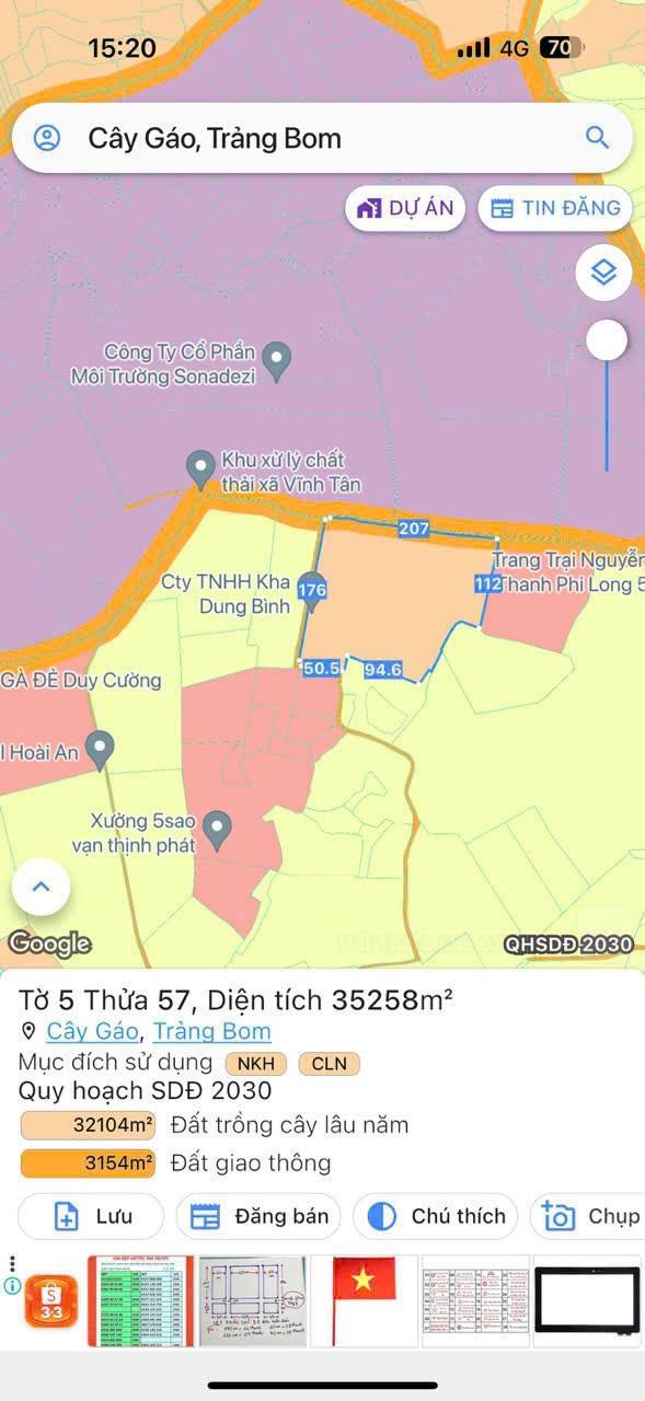 Đất Lô Góc 3 Mặt Tiền Tại Bàu Hàm 35.000m² Giá 5.3 Tỷ - Cơ Hội Đầu Tư Hiếm Có!