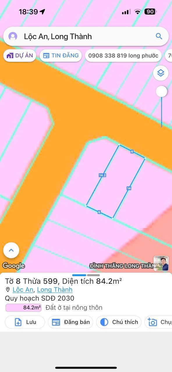 Đất nền Lộc An 85m² giá 1.2 tỷ - Cơ hội đầu tư hiếm có!