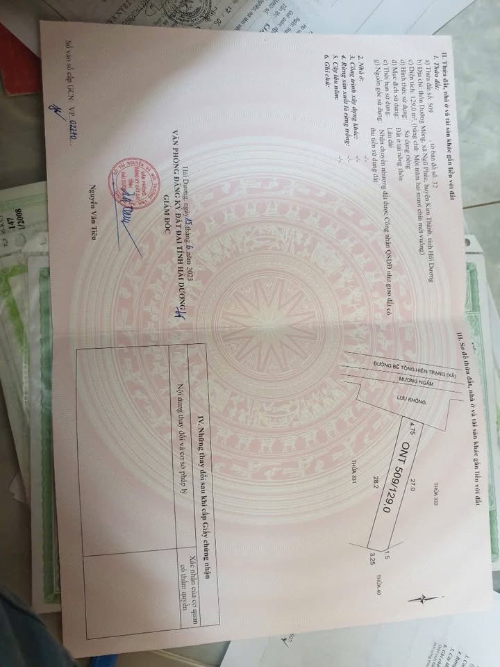 Đất nền xã An Thành, Kim Thành 129m² giá 1.1 tỷ - Đường thông các ngả, gần chợ!