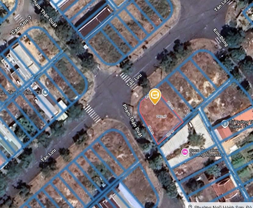 Đất nền góc 2 mặt tiền đường Tân Lưu & Phạm Thận Duật, 270m² giá 16 tỷ - Cơ hội đầu tư hiếm có!