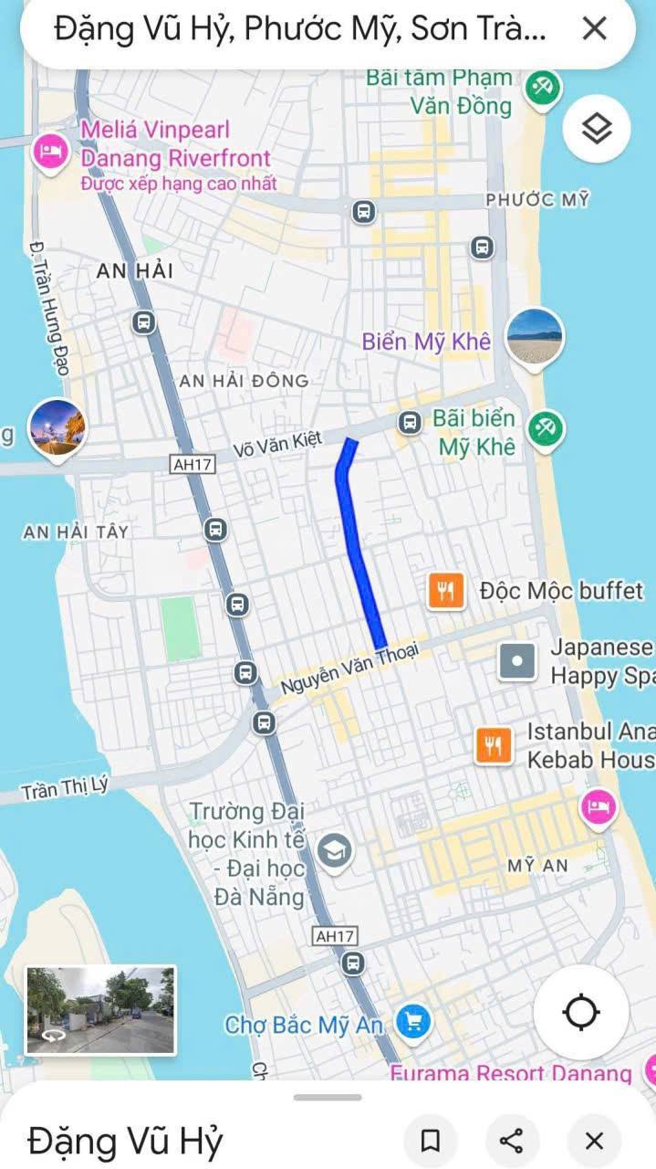 FrontHouse Đặng Vũ Hỷ Đà Nẵng 170m² giá 26.5 tỷ - Vị trí đắc địa chỉ cách biển 3 bước!
