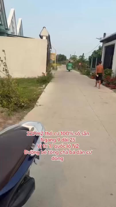 Đất nền Hòa Khánh Tây, Đức Hòa 245m² giá 1.35 tỷ - Sổ đỏ chính chủ, pháp lý rõ ràng!