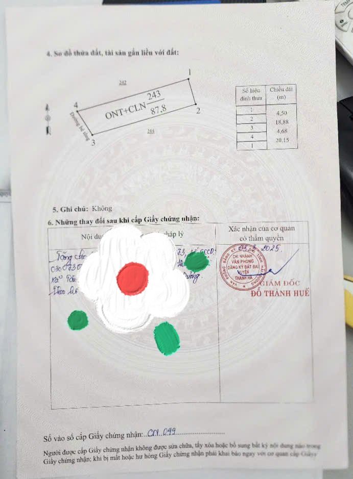 Đất nền Cẩm Chế Thanh Hà 87.8m² giá 800 triệu - Đầu tư sinh lời tốt!