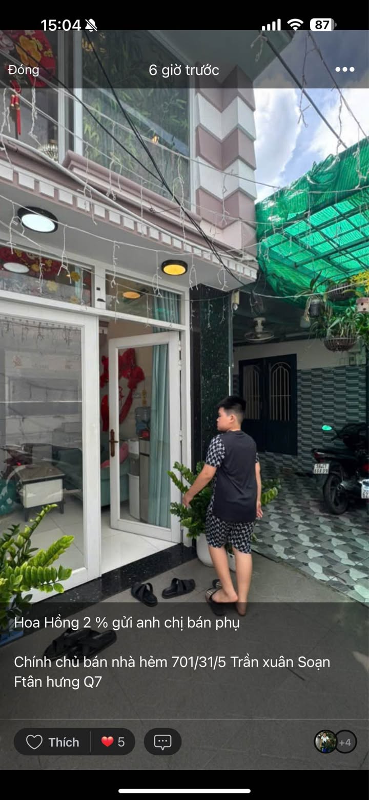 Nhà hẻm Trần Xuân Soạn, Q7 - 27m² chỉ 1.15 tỷ - Pháp lý chuẩn