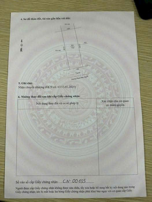 Đất nền mặt phố Phạm Duy Quyết, Kinh Môn 75m² giá 3 tỷ - Vị trí đẹp kinh doanh