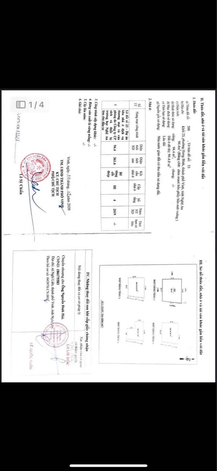 Nhà 3 tầng Lê Hồng Phong Vinh 94m² giá 8 tỷ - Sẵn sàng vào ở!