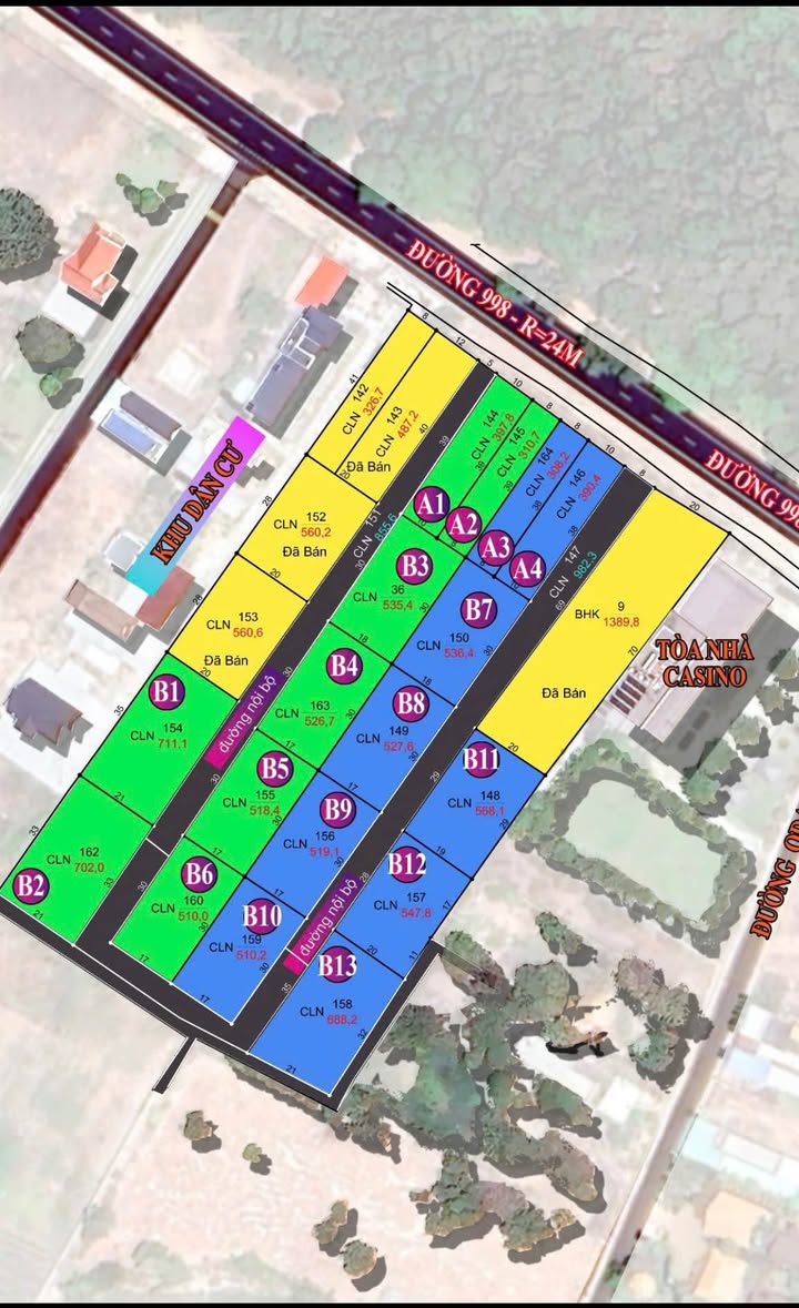 Đất nền mặt tiền đường DT998, Xuyên Mộc, 397.8m² - Tiềm năng kinh doanh lớn!