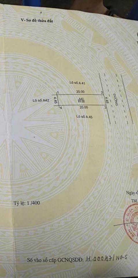 Đất nền đẹp tại đường Đại Hồng Môn, Phù Liễn, Hải Phòng 89m² giá 3 tỷ - Pháp lý rõ ràng!