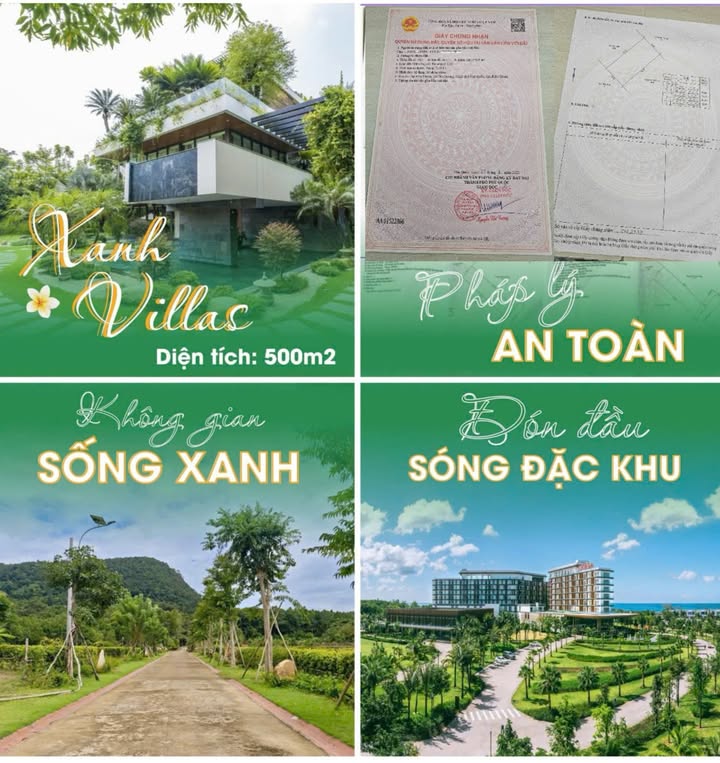 Đất nền 500m² tại Xanh Villas, Búng Gội, Phú Quốc - Giá chỉ 3 tỷ, thương lượng mạnh!