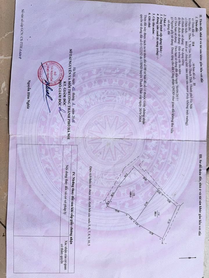 Đất thổ cư Tân Xã 860m² giá thỏa thuận - Cơ hội đầu tư tuyệt vời!