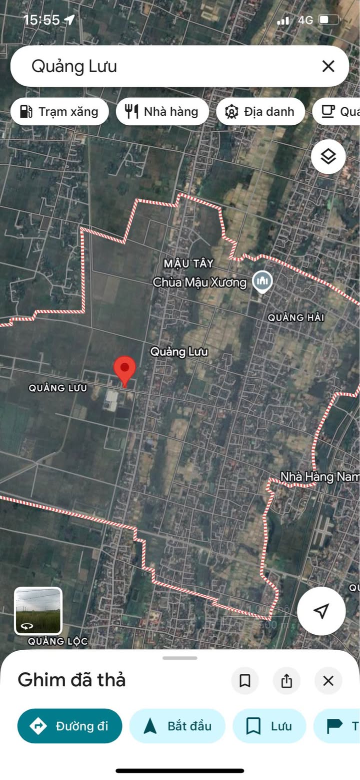 Đất nền 125m² xã Quảng Lưu - Giá chỉ 1.6 tỷ - Đối diện nhà máy nước