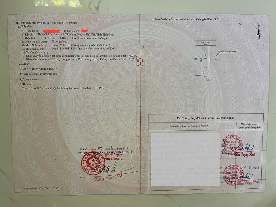 Đất nền mặt tiền Quốc lộ 19B, Phù Cát 110m² - Chính chủ cần bán gấp!