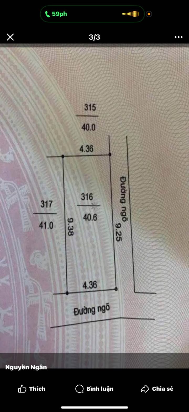 Đất nền lô góc Ngõ 312 Nguyễn Lương Bằng 40.6m² giá 1.6 tỷ - Vị trí đắc địa gần Bệnh Viện Đa Khoa!