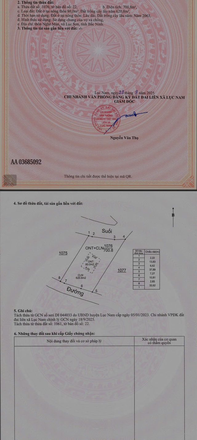 Đất nền thổ cư 80m² tại Thôn Nghè Mản, Lục Sơn giá 468 triệu - Cơ hội đầu tư hấp dẫn!