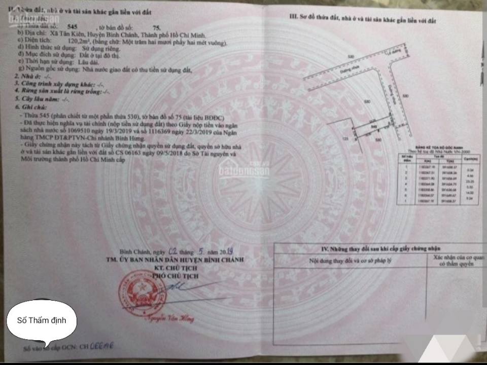 Đất thổ cư đường Hưng Nhơn, Bình Chánh 119m² giá chỉ 2.55 tỷ - Cần bán gấp!