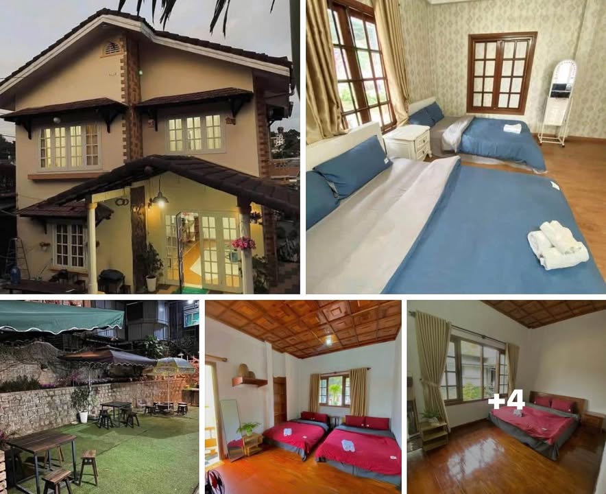 Cho thuê villa Đà Lạt 5 phòng 15 triệu - Phù hợp nghỉ dưỡng và văn phòng!