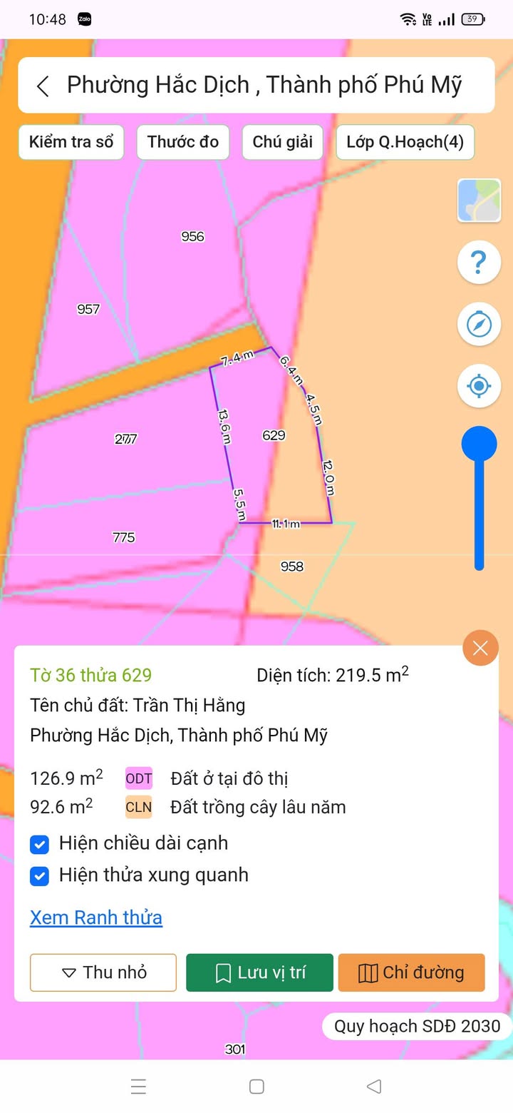 Đất nền 219m² khu phố 1, Hắc Dịch - Giá chỉ 680 triệu, cơ hội đầu tư tuyệt vời!