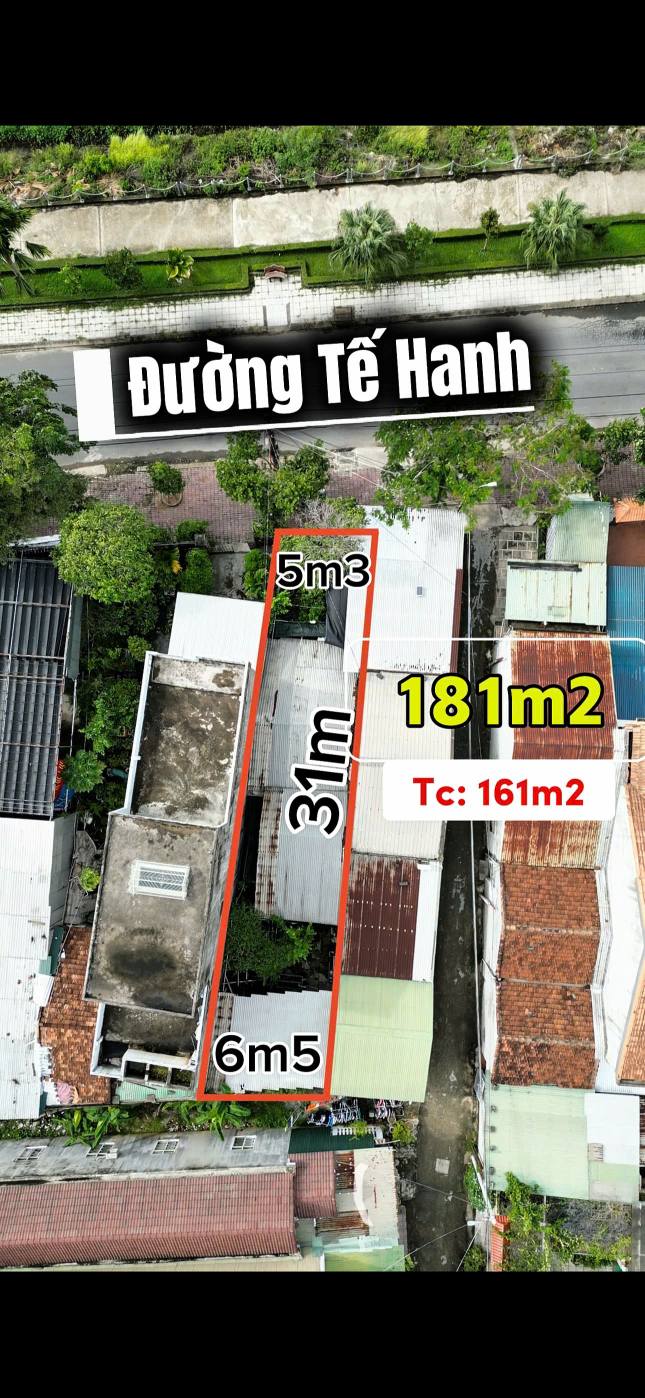 Đất mặt tiền Trương Quang Trọng 181m² giá 5.9 tỷ - View sông Trà Khúc đẹp mắt!