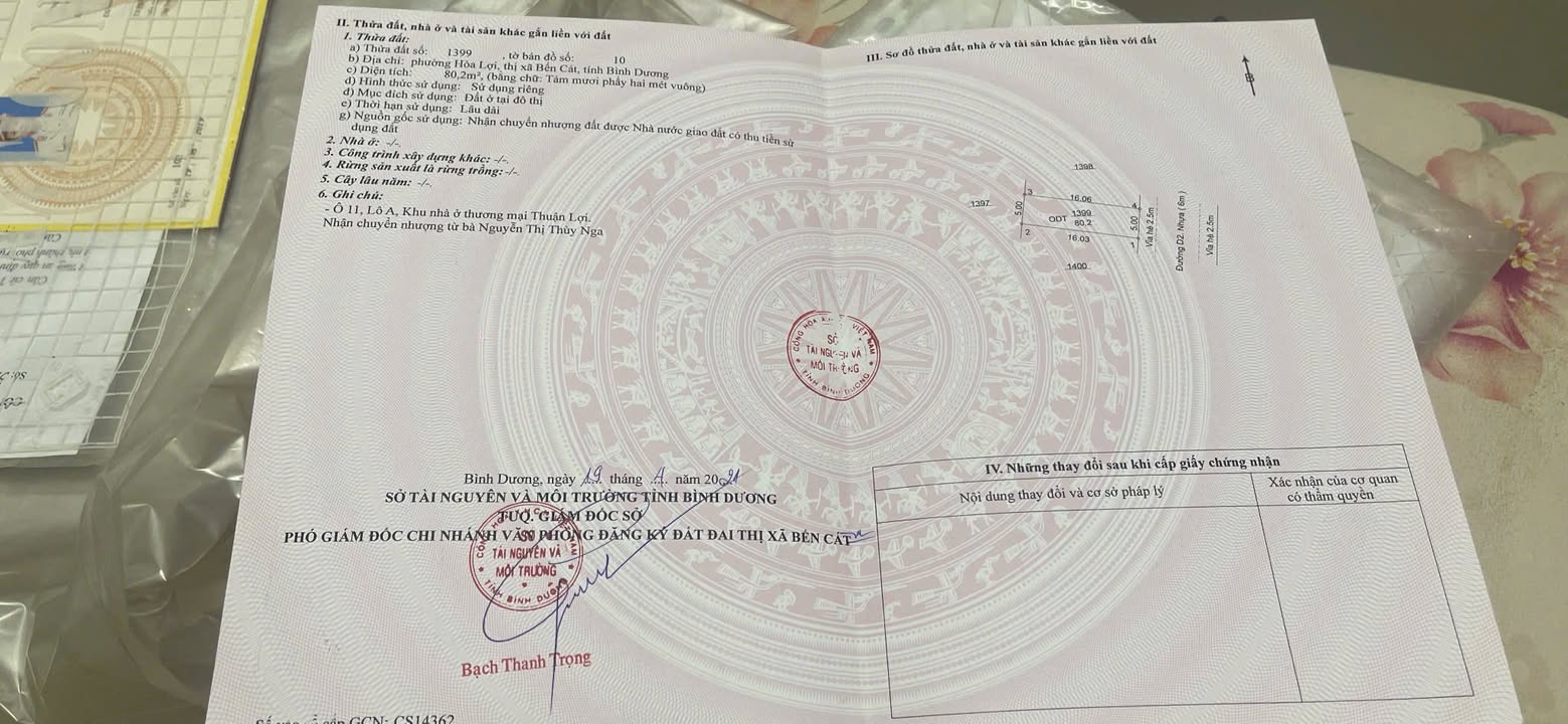 Đất nền Richhome 2 Hòa Lợi 80m² giá 1 tỷ - Tiềm năng đầu tư sinh lời!