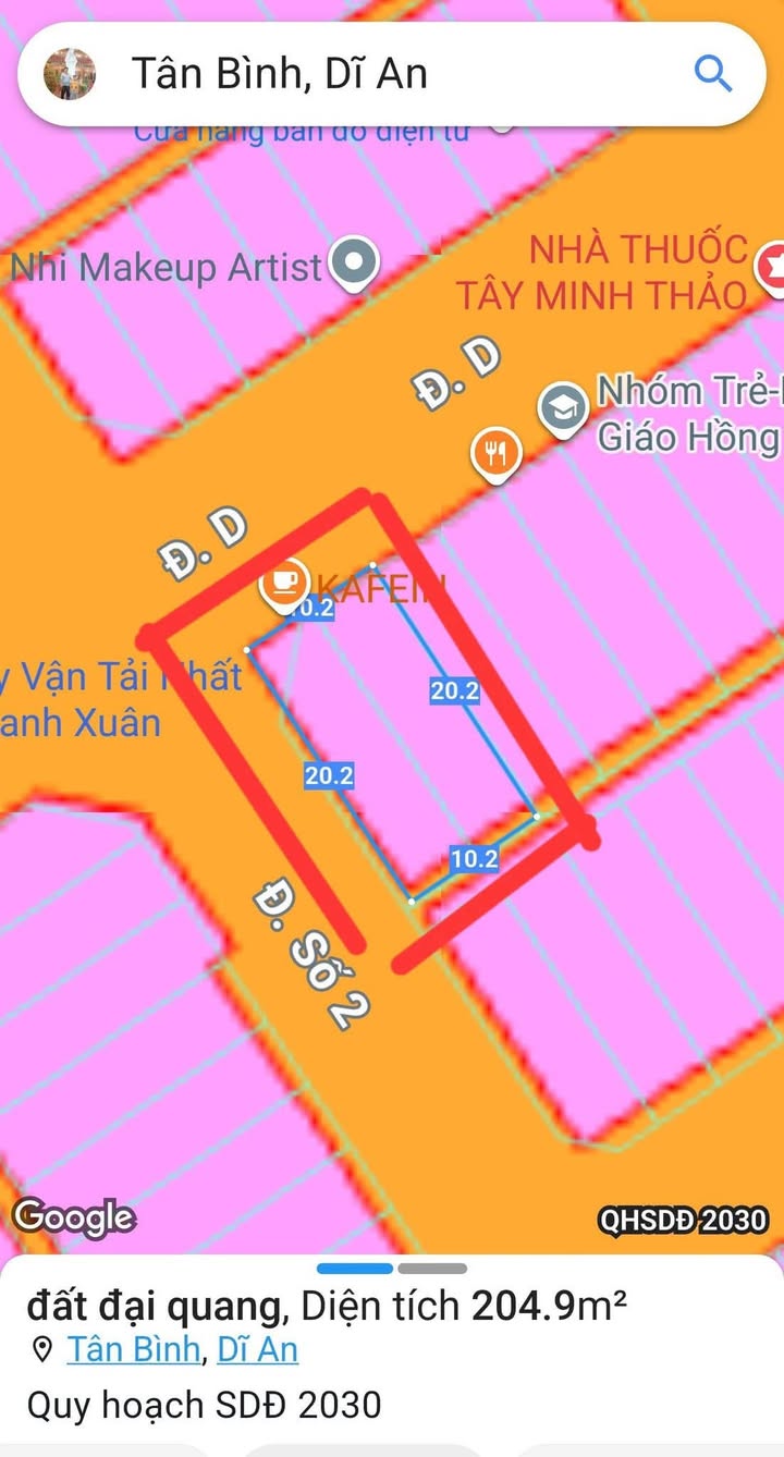 Đất liền kề Dĩ An 200m² giá 10.5 tỷ - Khu dân cư VIP, xây biệt thự lý tưởng!