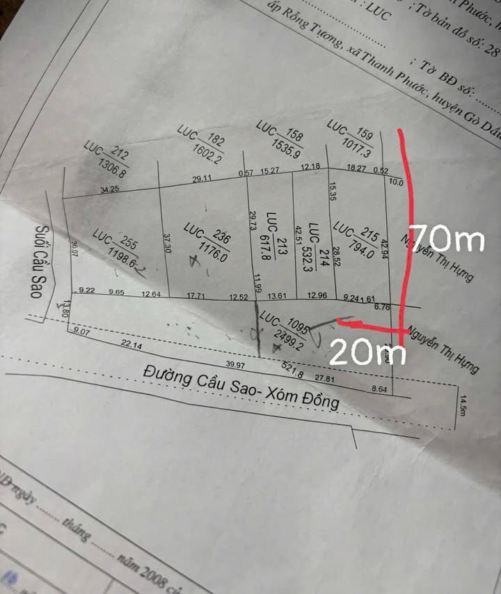 Đất lúa mặt tiền nhựa Ấp Rỗng Tượng, Gò Dầu, 1400m² giá 2.9 tỷ - Tiềm năng phát triển cao!