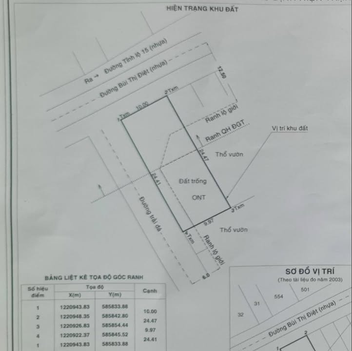 Đất nền Nhuận Đức, Củ Chi 230m² giá 2.85 tỷ - Vị trí đắc địa cho kinh doanh