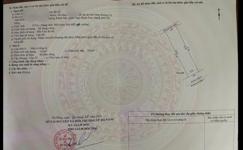 Nhà cấp 4 An Bắc 1 Đà Nẵng 107m² giá 6 tỷ - Vị trí đẹp gần UBND Ngũ Hành Sơn!