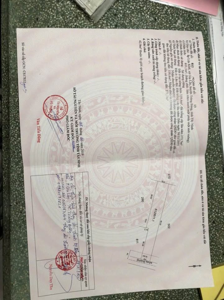 Đất mặt tiền nhựa Gò Dầu 611m² giá 1.05 tỷ - Cơ hội đầu tư tuyệt vời!