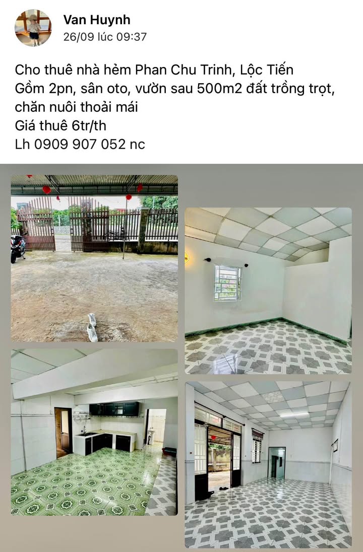 Nhà cho thuê tại trung tâm Bảo Lộc - Thỏa thuận giá cả hợp lý