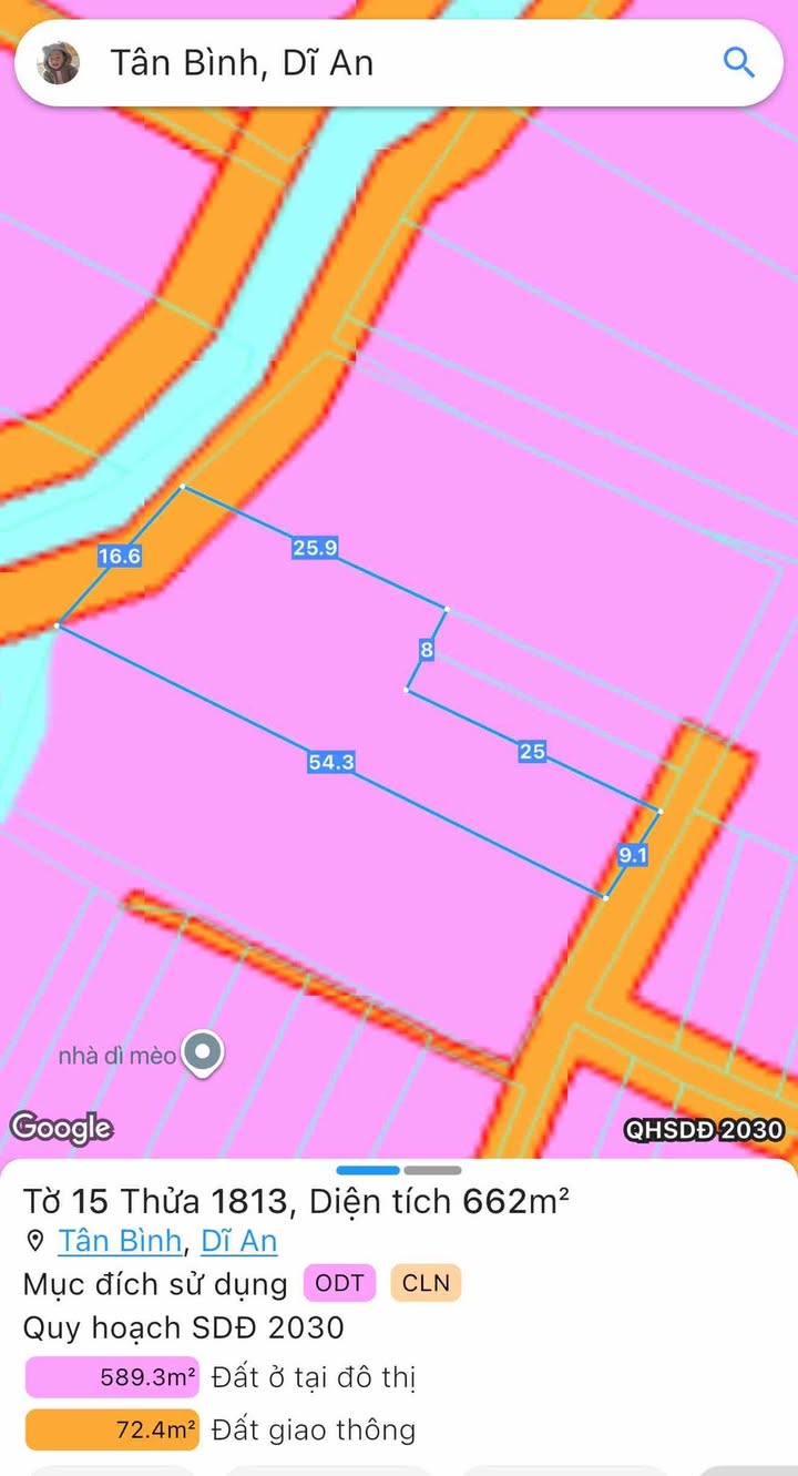 Đất nền Phường Tân Đông Hiệp, 660m² giá 6.6 tỷ - Tiềm năng đầu tư hấp dẫn!