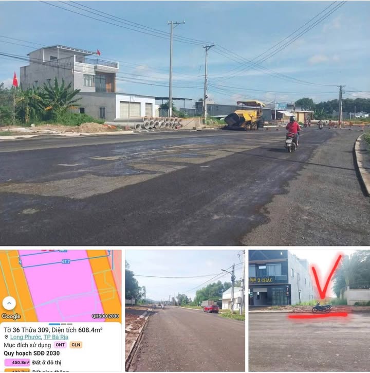 Bán đất mặt tiền Hương Lộ 2, xã Tam Phước, 608m² - Giá chỉ 6.2 tỷ VND, đầu tư sinh lời!