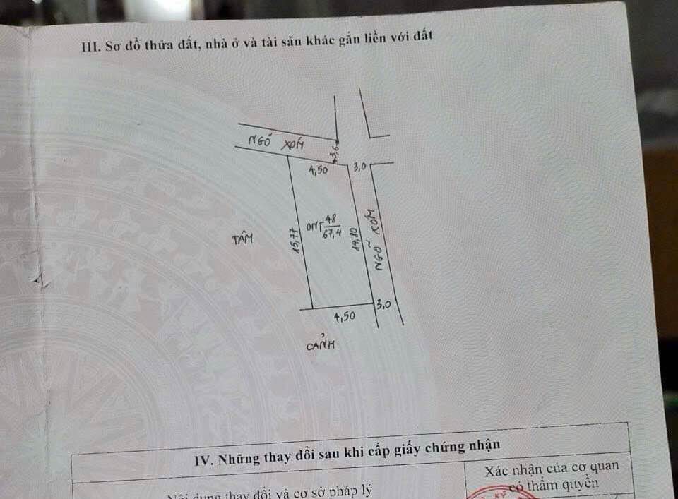Đất lô góc Đại Yên, Chương Mỹ 67m² - Đầu tư sinh lời hấp dẫn!