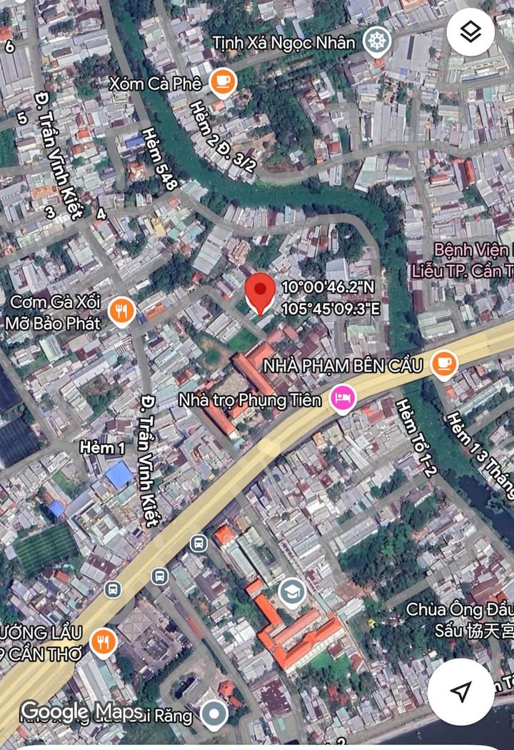 Đất nền 93m² hẻm Trần Vĩnh Kiết, Cần Thơ - Sổ đỏ chính chủ, giá tốt!