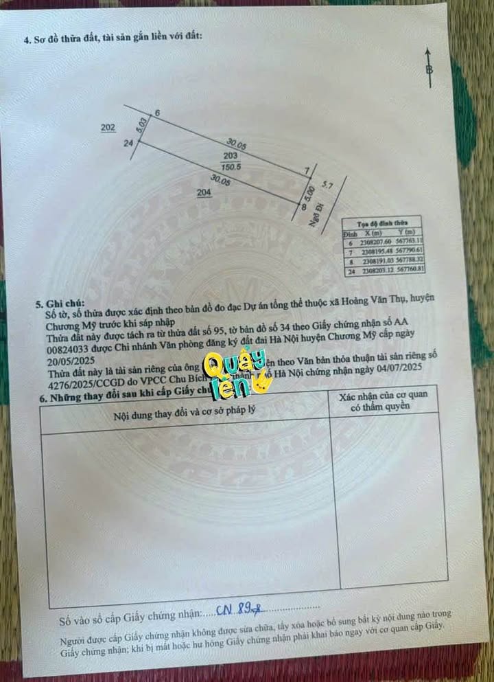 Đất thổ cư 150m² tại thôn Tiến Văn, Yên Dũng - Giá chỉ 1.8 tỷ!