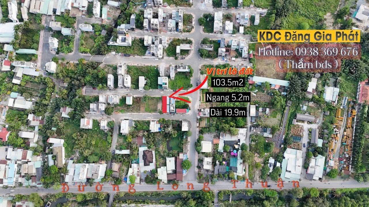 Đất nền đẹp Long Phước, quận 9, 103.5m² giá 5 tỷ - Sổ hồng chính chủ!