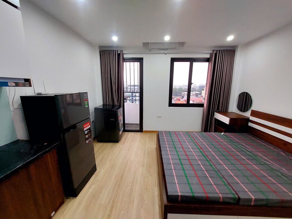 Cho thuê phòng CCMN Ngõ 575 Kim Mã, Ba Đình 30m² - Studio rộng rãi, đầy đủ nội thất