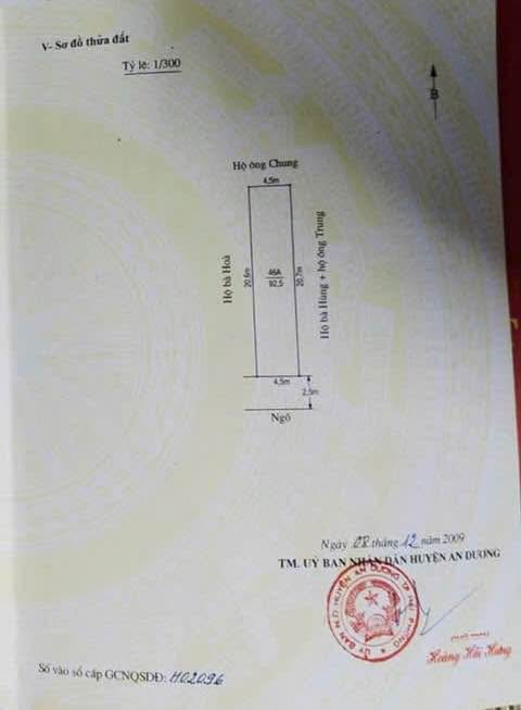 Đất nền Nam Sơn, An Dương 95m² giá 1.85 tỷ - Chủ cần tiền gấp!