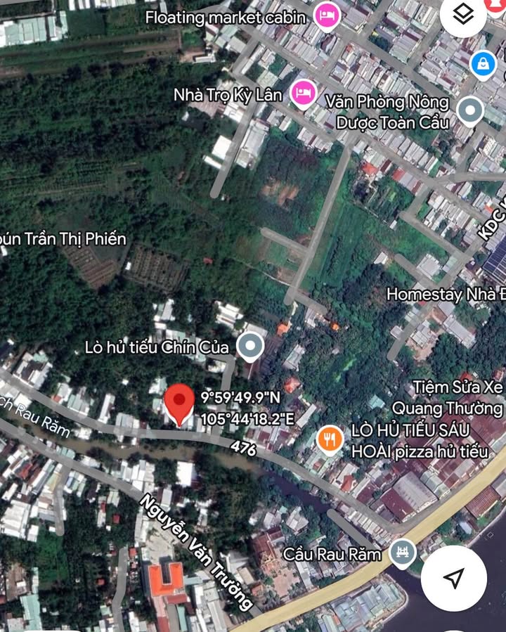Đất An Bình, Ninh Kiều 194,8m² giá 2,2 tỷ - Ô tô vào tận nhà!