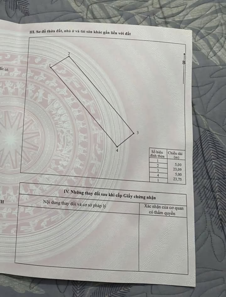 Đất thổ cư Trục Chính, Bồng Lai, Bắc Ninh 116m² - Sổ hồng sang tên ngay!