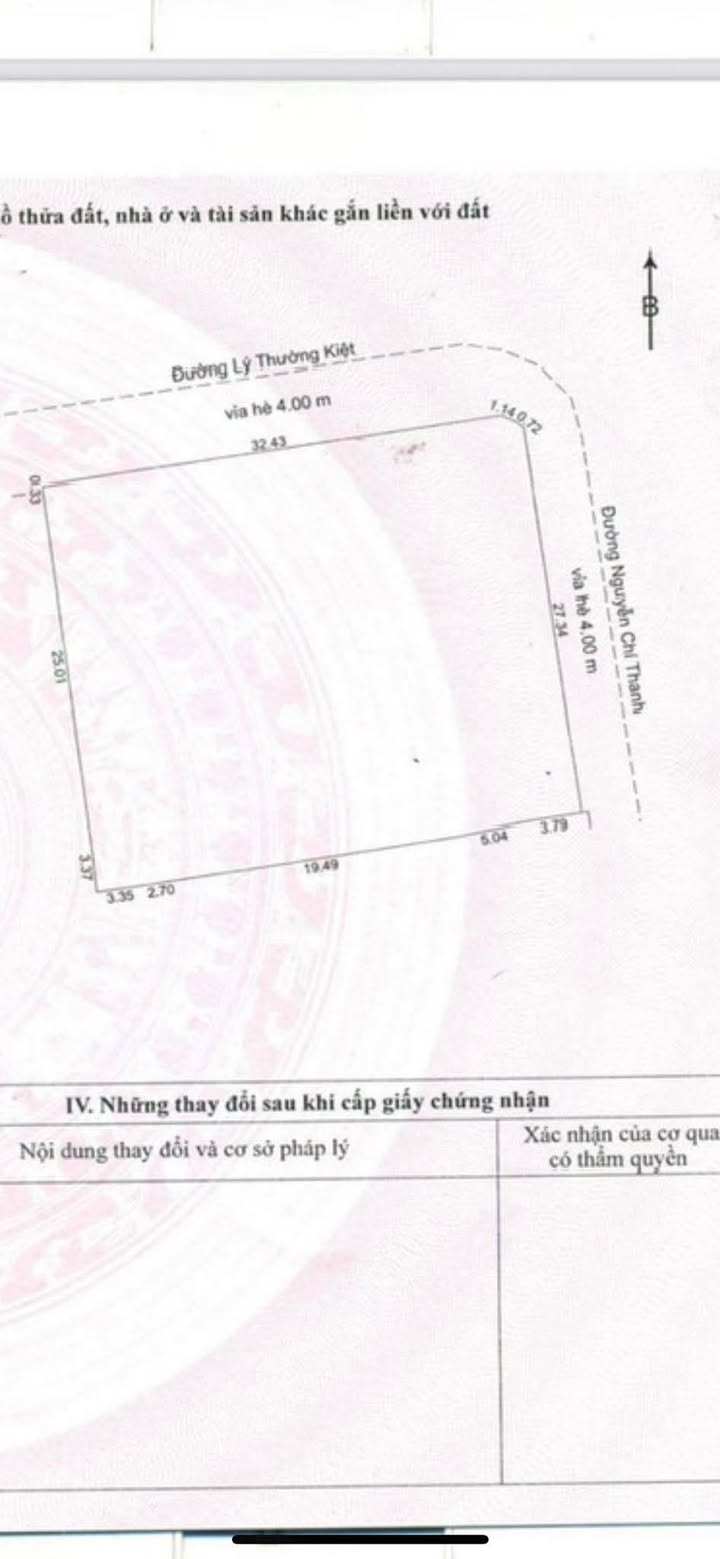 Đất nền góc 2 mặt tiền Lý Thường Kiệt - Nguyễn Chí Thanh 977m² - Tiềm năng sinh lời cao!