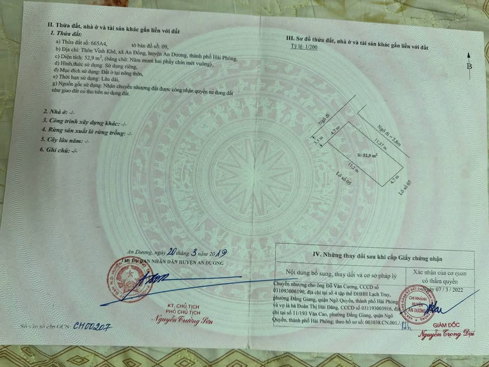 Đất nền Vĩnh Khê An Đồng 52,9m² giá 2,28 tỷ - Cơ hội đầu tư hấp dẫn!