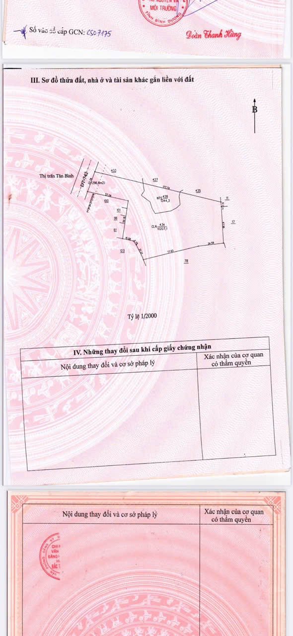Đất nền mặt tiền DT742, Bình Mỹ, Bắc Tân Uyên 15.217m² giá chỉ 3.9 tỷ - Cơ hội đầu tư hấp dẫn!