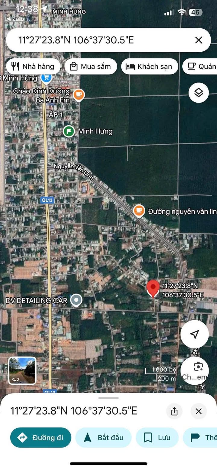 Đất thổ cư 50m² khu phố 12, P. Minh Hưng - Giá chỉ 7xx triệu, nhanh tay sở hữu!